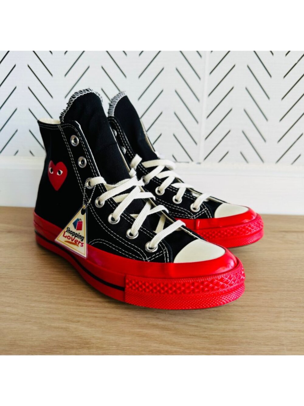 ⭐CONVERSE CDG Hearts Chuck 70 Comme des Garcons Sz 10 Mens Shoes Sneaker A01793C - Picture 2 of 9